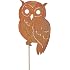 Rost-Deko Biene Auf Stab, 100 Cm Hoch – Metallfigur Für Garten & Innenbereich, Einzelstück