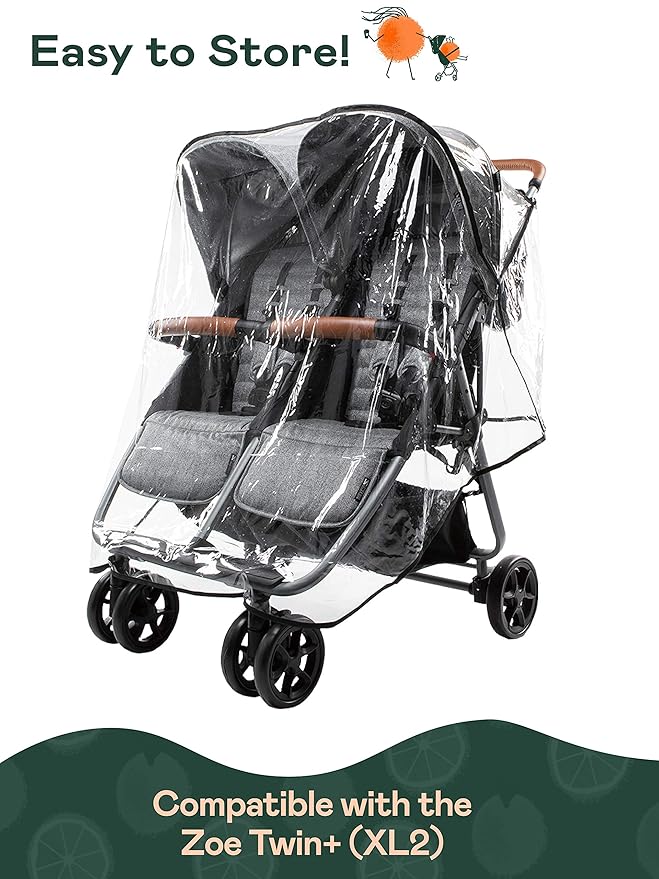 zoe stroller rain cover