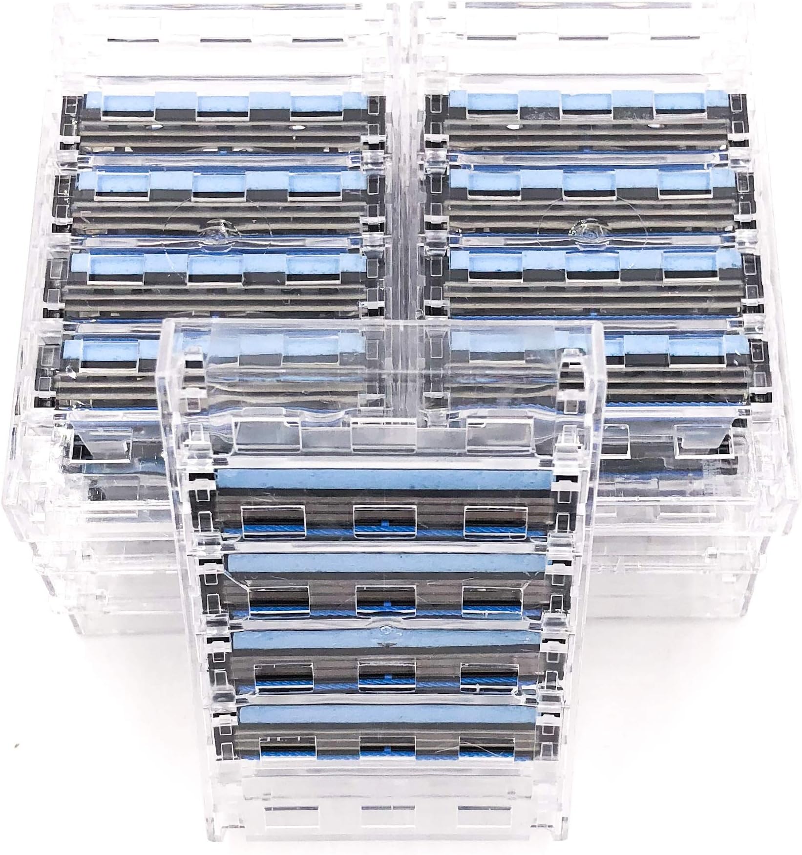 36 Taconic Shave Triple Blade Razor Cartridges - For all Gillette Sensor and Personna Tri-flexxx Razors