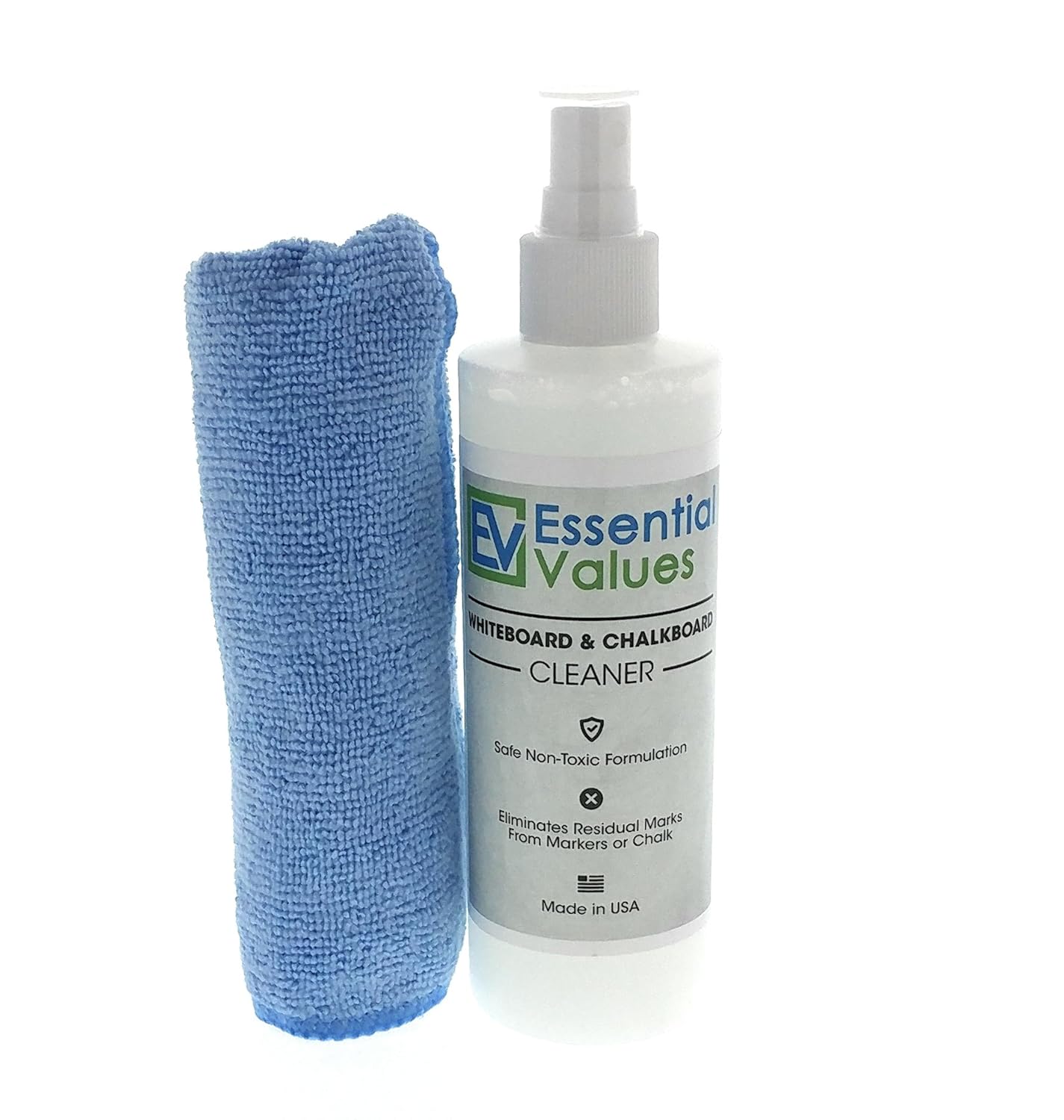 Whiteboard Cleaner Spray, Dry Erase & Chalkboard Kit, 8oz Bottle w