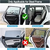 ZATOOTO Car Side Window Shades Magnetic Sunshades 2PCS Black Universal view 6