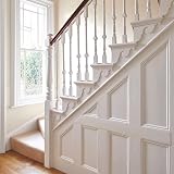 Ronseal One Coat Stays Satin White Paint 2.5 Litre Skirting Trim Doors Window view 4