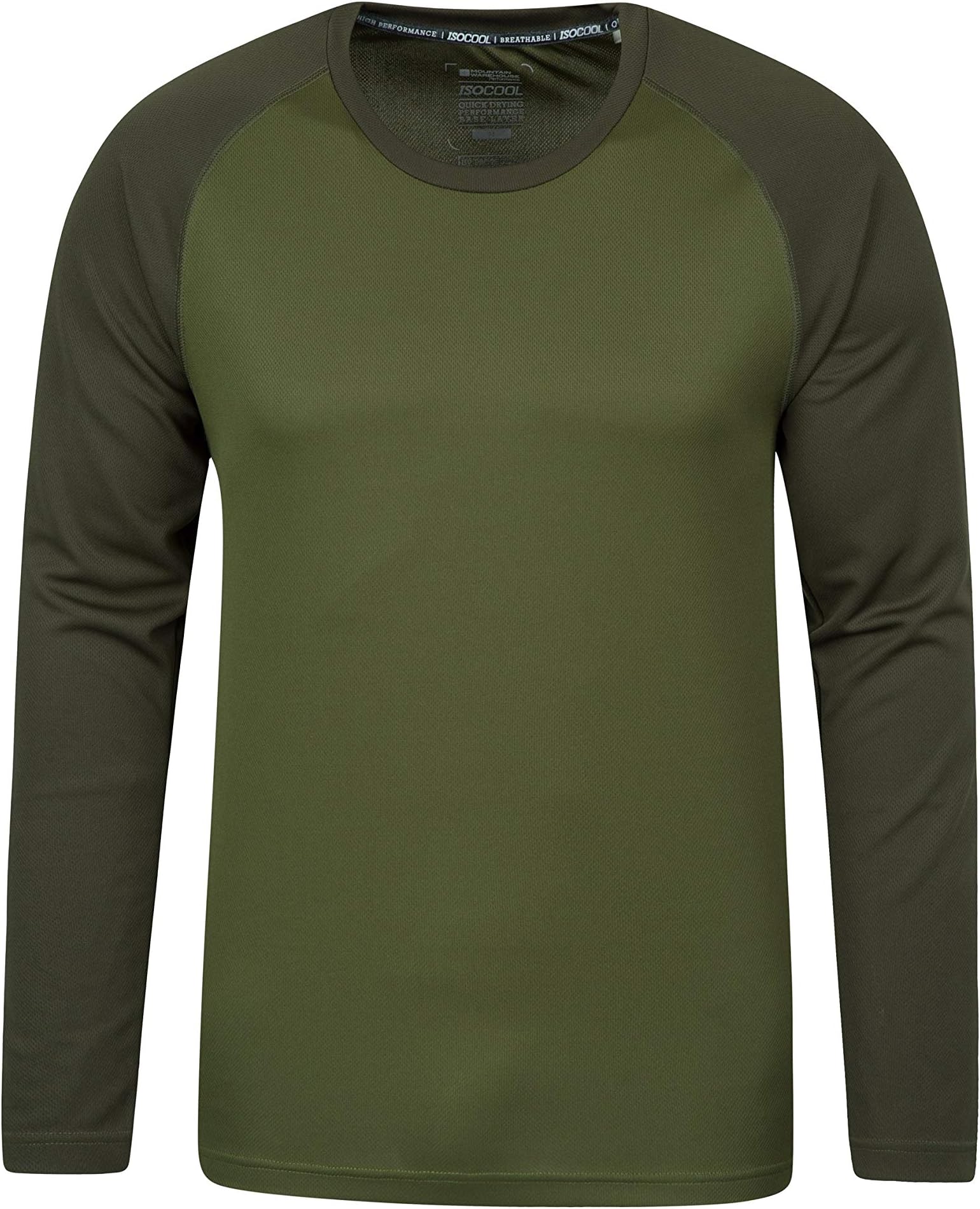 Endurance Mens Top – Long Sleeves, Quick Dry T-Shirt, Highly Breathable Tee, UPF50 Protection Tee Shirt – for Winter Travelling, Walking, Gym