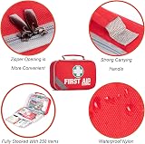 General Medi 215 Piece First Aid Kit with 43 Piece Mini Kit - Car Home Travel view 3