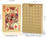 ACELION Gold Waterproof Plastic Playing Cards Deck Gift Poker view 6