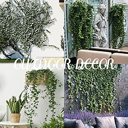 Sggvecsy 12 Pack 84Ft Artificial Ivy Leaf Plants