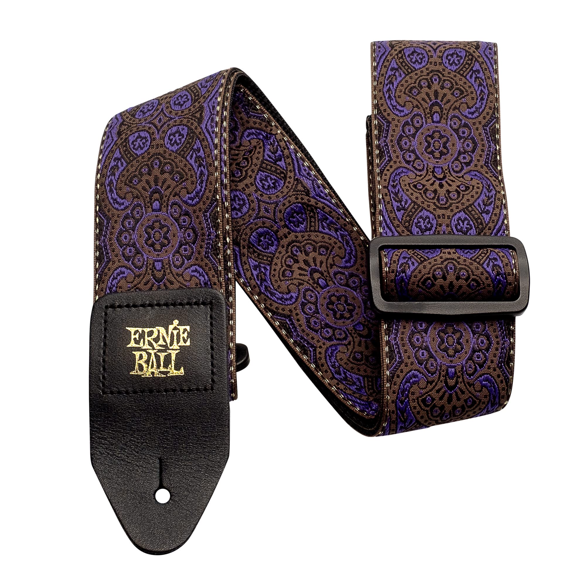 Ernie Ball Purple Paisley Jacquard Guitar Strap
