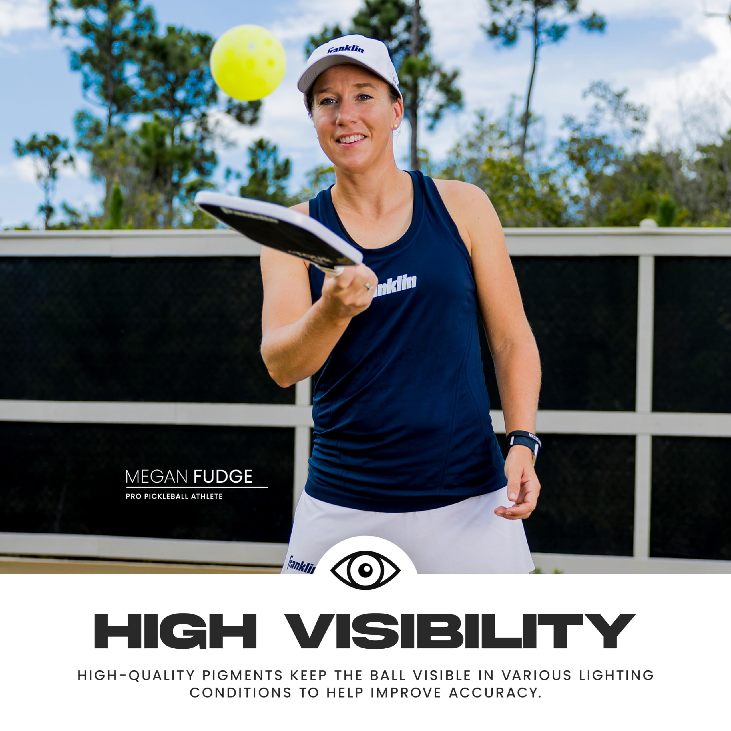 Franklin Sports X-40 Outdoor Pickleballs - Official Ball of USA Pickleball, APP Tour + US Open - Regulation Size