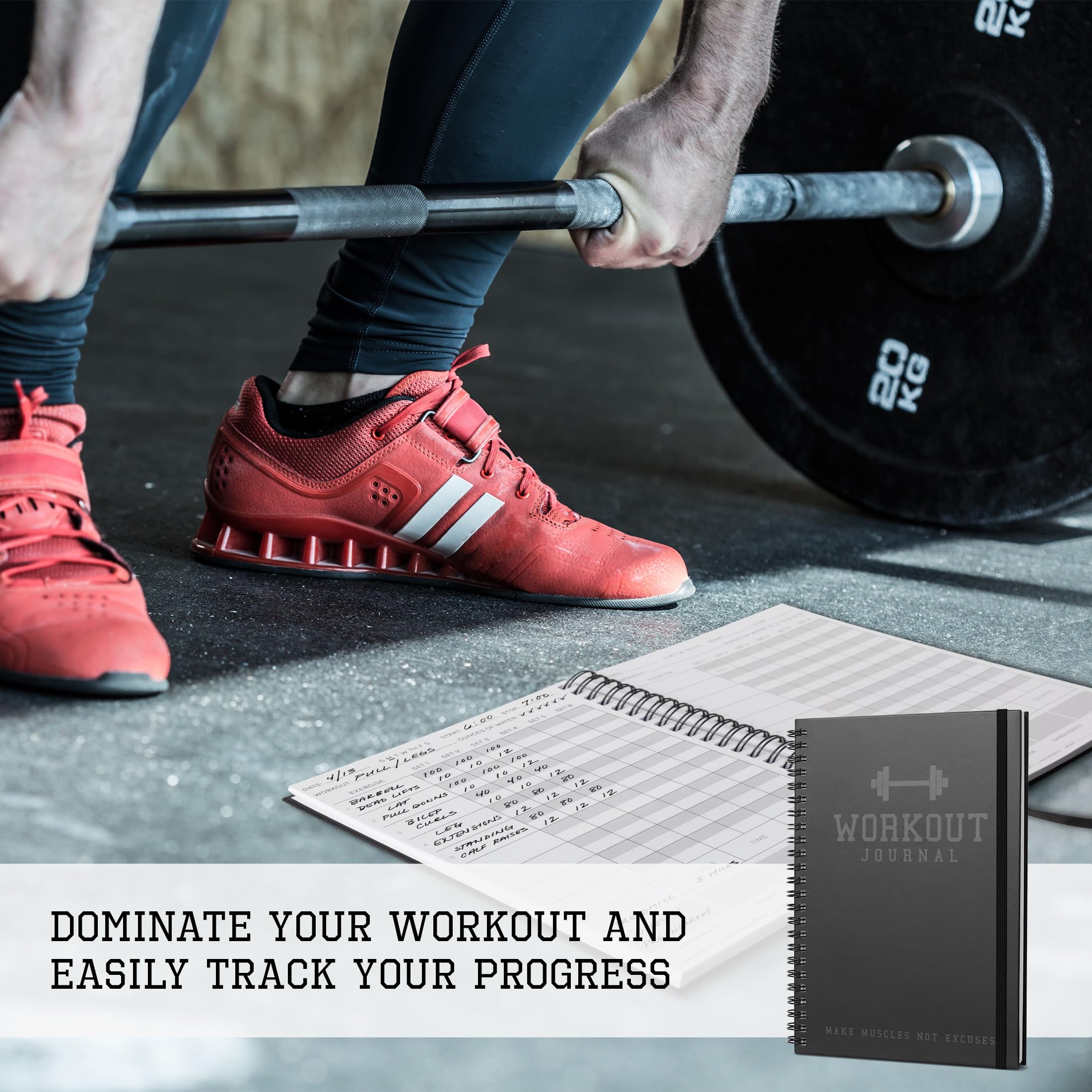 The Ultimate Fitness Journal for Tracking and Crushing Your Gym Goals - Detailed Workout Planner & Log Book For Men and Women - Great Gym Accessories With Calendar, Nutrition & Progress Tracker - Image 6