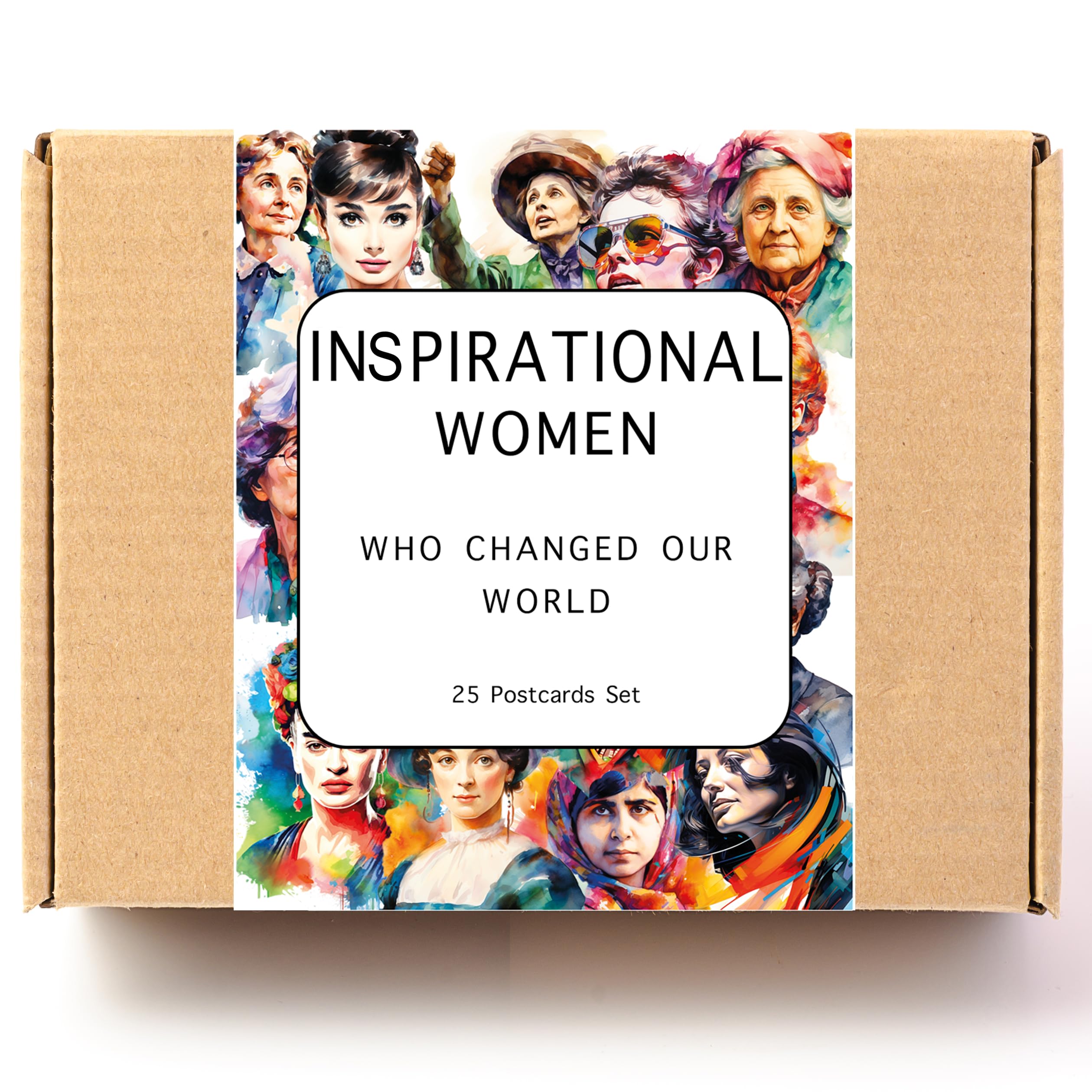 25 Inspirational Women Postcards - Women Who Changed the World Gift Stocking Christmas Teenage Girl (25 Cards)