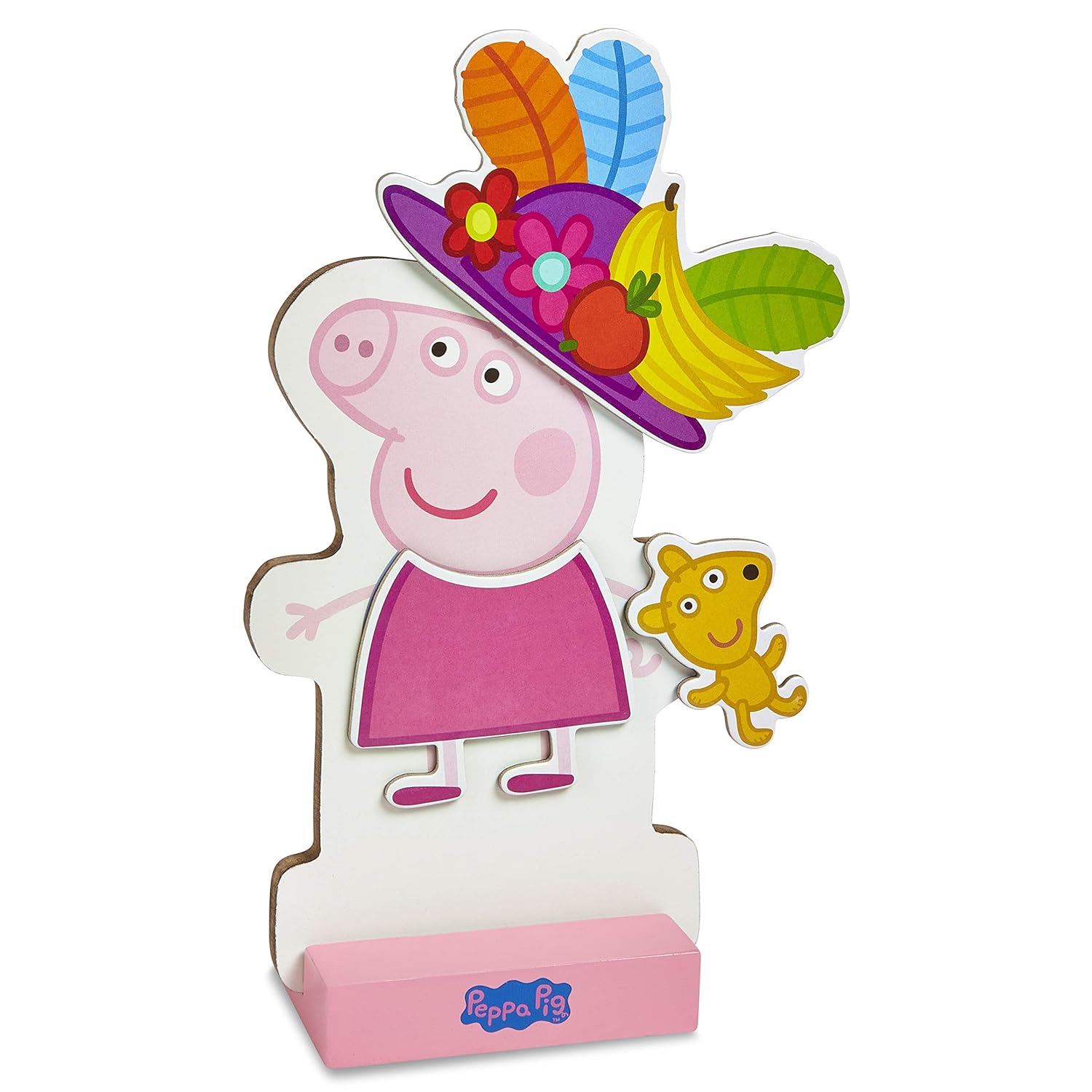 peppa pig magnetic wooden dress up