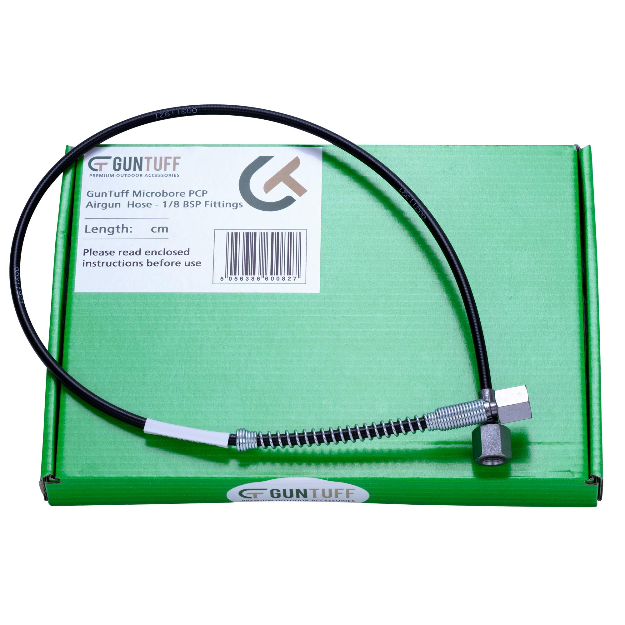 GunTuff 30cm PCP Air Gun Rifle High Pressure Filling Hose Pump Cylinder Charging Pipe Compatible With Air Arms, BSA, HW etc.