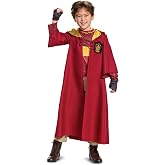 Harry Potter Quidditch Gryffindor Deluxe Children's Costume, Red &amp; Gold