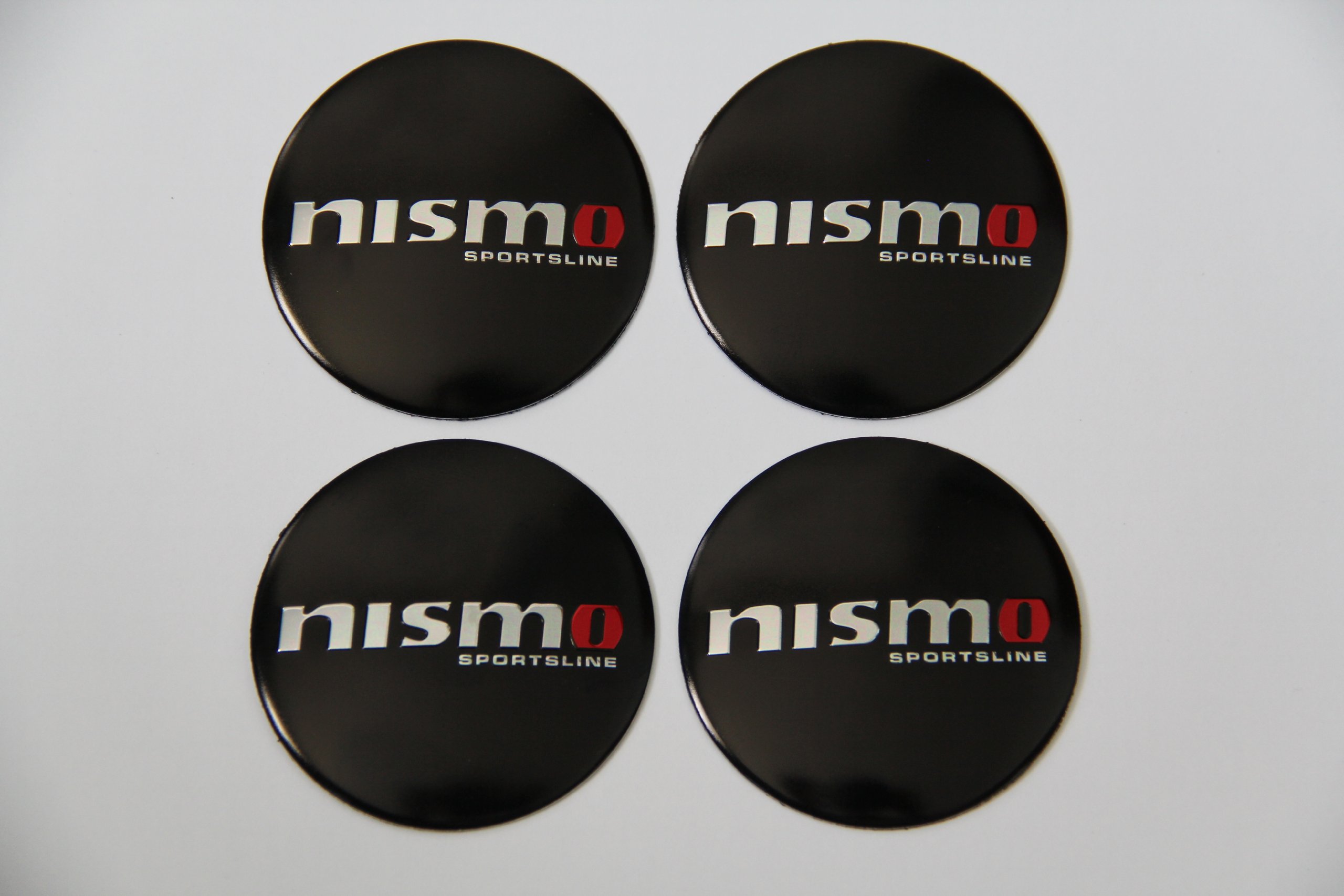 4 NEW NISSAN NISMO 55 MM WHEEL CENTER CAP EMBLEMS STICKER DECAL on