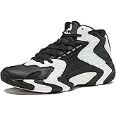 SHAQ Devastator 2.0 High Top Basketball Shoes for Men, Indoor or Outdoor Court Basketball Mens Sneakers - Black, White, Green or Blue Size 8 to 13