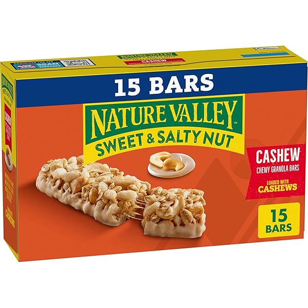NATURE VALLEY SWEET AND SALTY NUT GRANOLA BARS,...