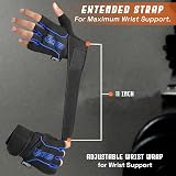 EVO Fitness Gym Gloves Men Women Breathable Weight Lifting Gloves Blue Large view 7