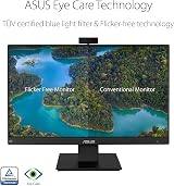 ASUS BE24EQK 23.8" Full HD IPS Frameless Business Monitor Webcam Mic Array view 5