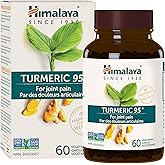 Himalaya Turmeric 95 with Curcumin, 60 Vegetarian Capsules, for Antioxidant & Joint Support, 600 mg, 1 Month Supply