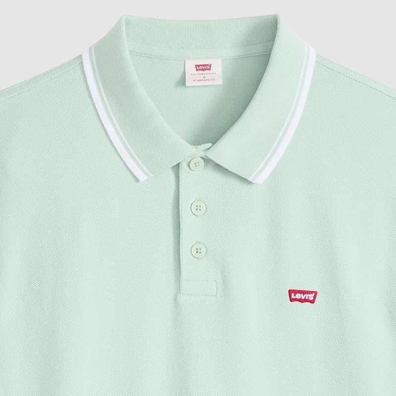 Levis Hm Polo Wood Tipping Stripe Mulled