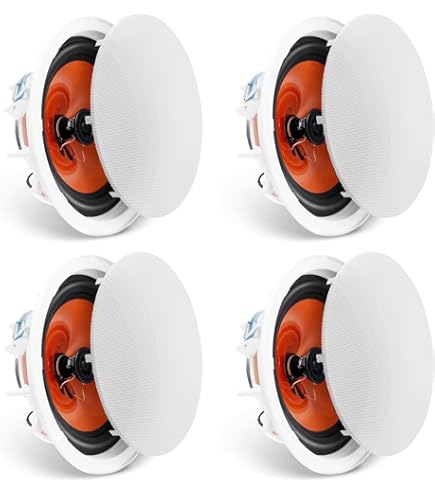 Amazon.com: Va VIP-402A-IC IP 2 x 2 Lay in Ceiling Speaker - White