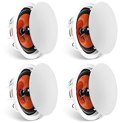 VEVOR 4 PCs 8 Inch in Ceiling Speakers, 400W Flush