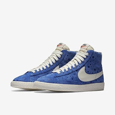 nike blazer leche baby blue suede trainers