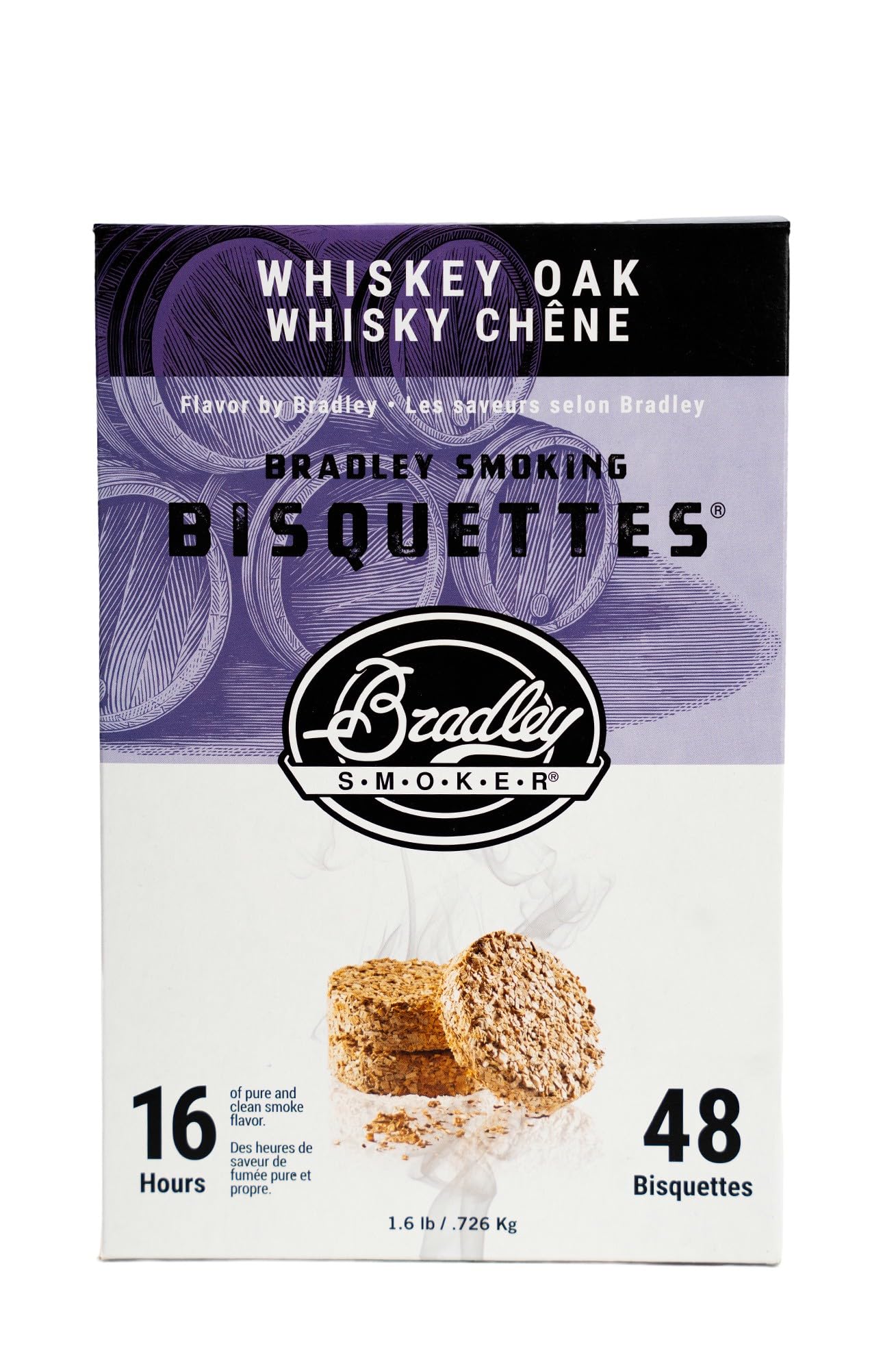 Bradley Smoker 613002-SSI Bradley Whiskey Oak Special Edition Bisquettes 48-pack - multi, N/A