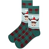 Hot Sox womens Winter Holiday Animal Crew Socks - 1 Pair Pack - Cute & Funny Gifts - Christmas and More