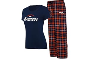Concepts Sport Women's NFL Arctic T-Shirt & Flannel Pants Sleep Set