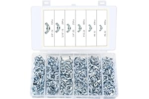 SYBDXJ 175 Pcs Wing Nuts Assortment Set, SAE Standard Steel Wing Screws for DIY Tools, Electronic Devices and Wing Screws - 3/8"-16 5/15"-18 1/4"-20# 10-24# 8-32# 6-32