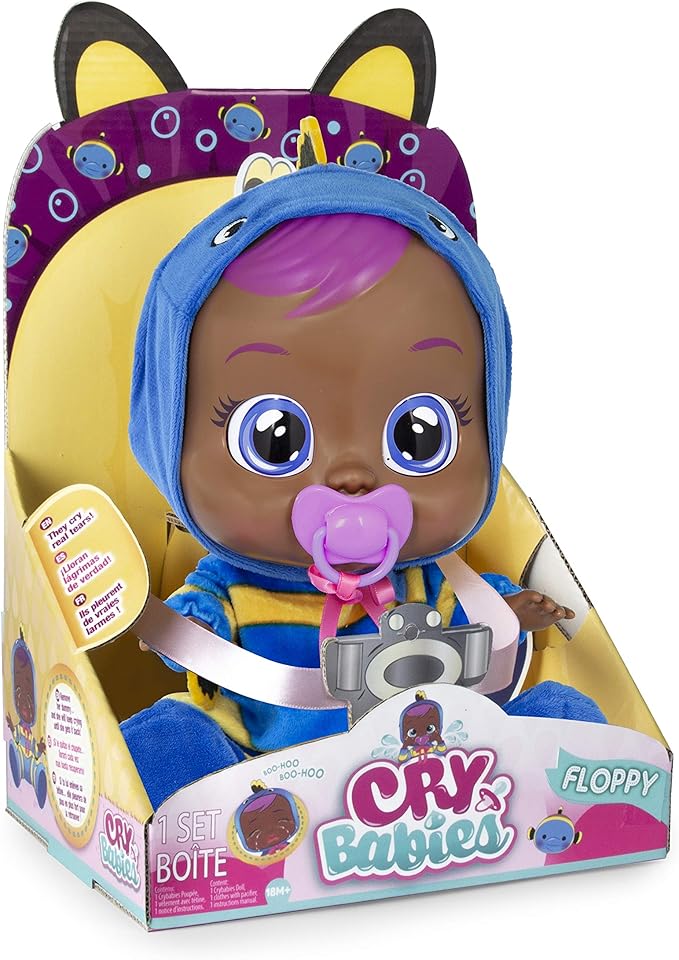 blue cry baby doll