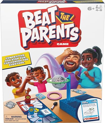 Spin Master Beat the Parents 2025 Edition Family Board Game 4-8 Players