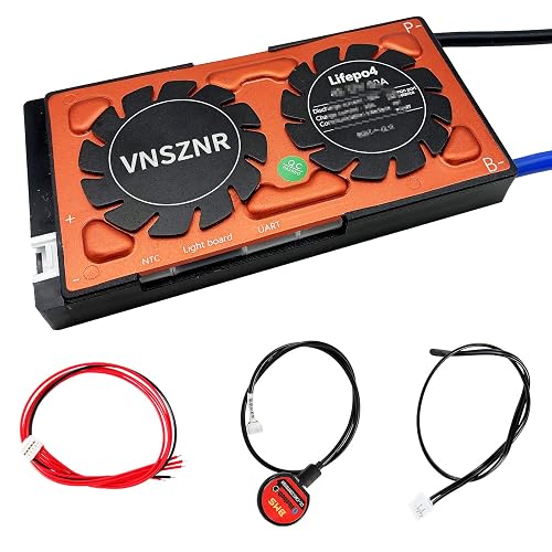 VNSZNR BMS Board LiFePO4 4S 12V 40A Smart PCB Battery Management System ...