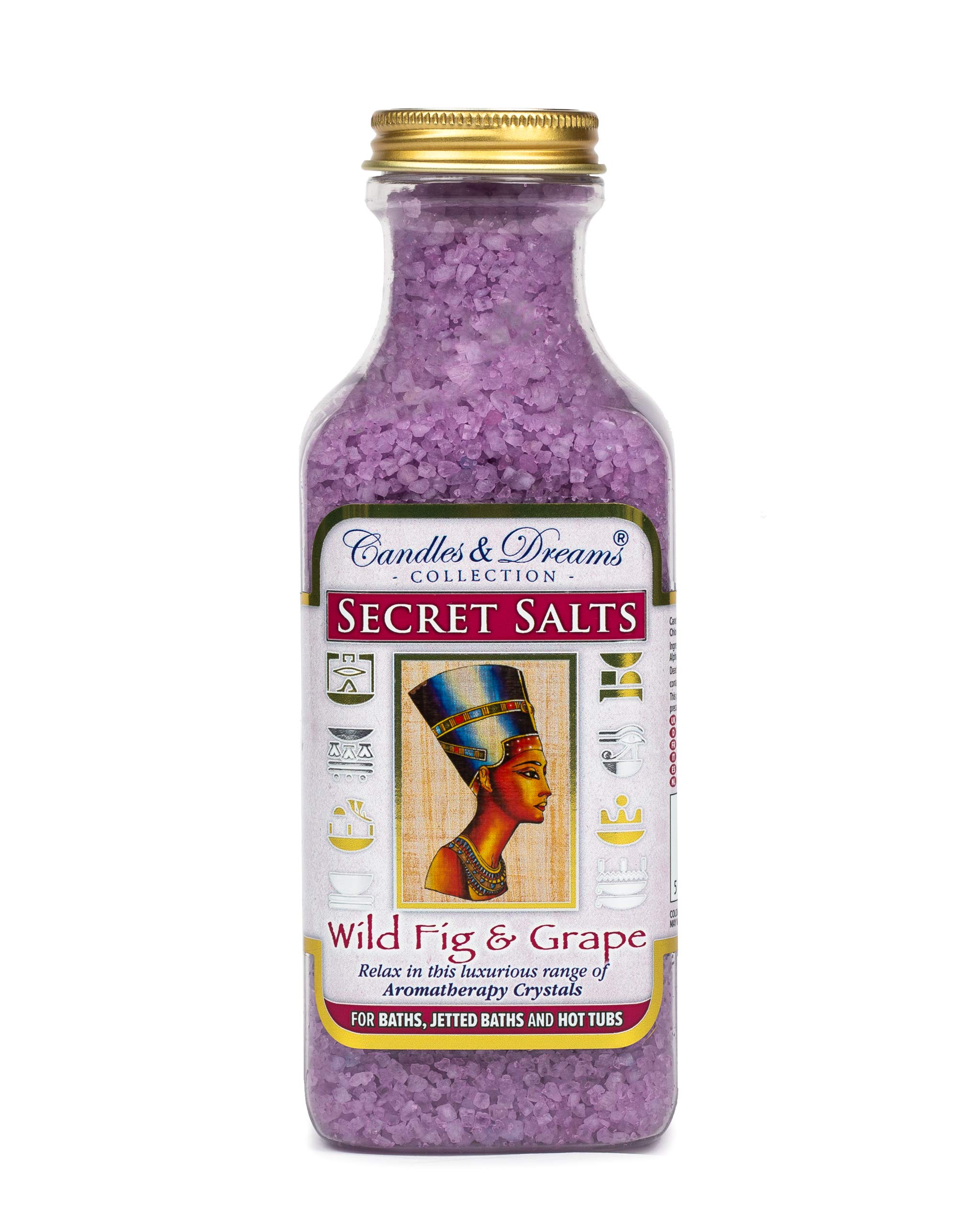 Candles and dreams Hot tub Spa / Bath Aromatherapy Scents Crystals (Wild Fig & Grape) Vegan (500g)