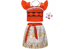 AmzBarley Girls Princess Costume Skirt Sets Birthday Party Dress up Toddler Kids Christmas Cosplay Outfits with Accessories