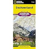 Switzerland Map (National Geographic Adventure Map, 3320)