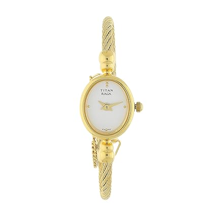 Raga Analog White Dial Women's Watch -NJ197YM04
