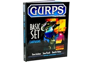 Steve Jackson Games Gurps Basic Set Campaign – Comprehensive RPG Board Game Guide Create Infinite Worlds and Adventures for Ages 14+ and 1+ Players