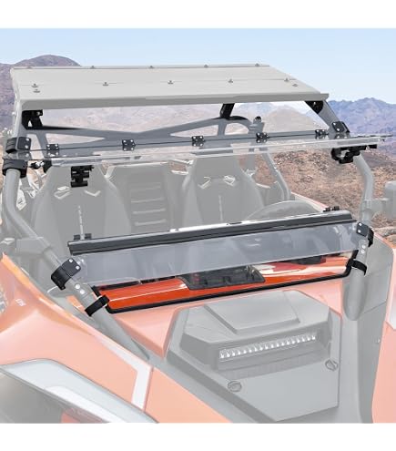Amazon.com: SAUTVS Flip Up Poly Windshield for CFMOTO ZForce 950