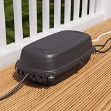 D-Line Weatherproof Outdoor Electrical Box IP54 Extension Socket Black view 6