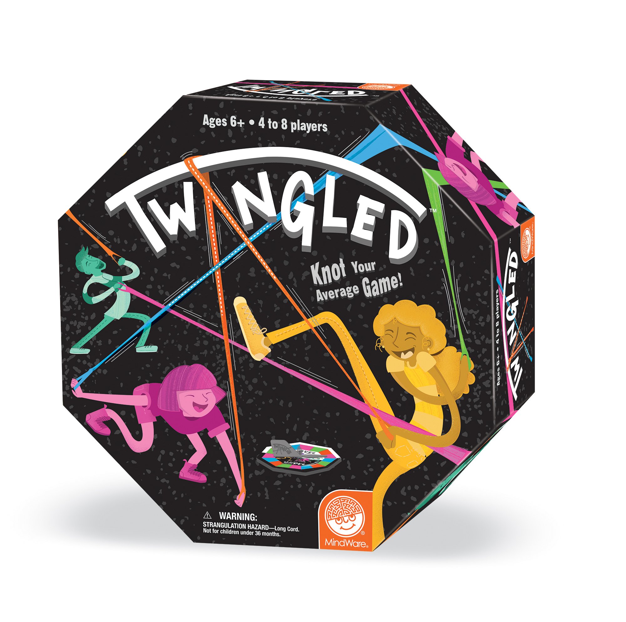 Ulster Weavers Twangled Board Game, Multicolor, 2-1 Players, Ages 8+