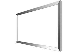 H HUABERICH Aluminum Alloy Decorative Frame for Echo Show 15 (Silver)
