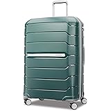 Samsonite Freeform Hardside Expandable with Double Spinner Wheels, Sage Green, Checked-Large 28-Inch