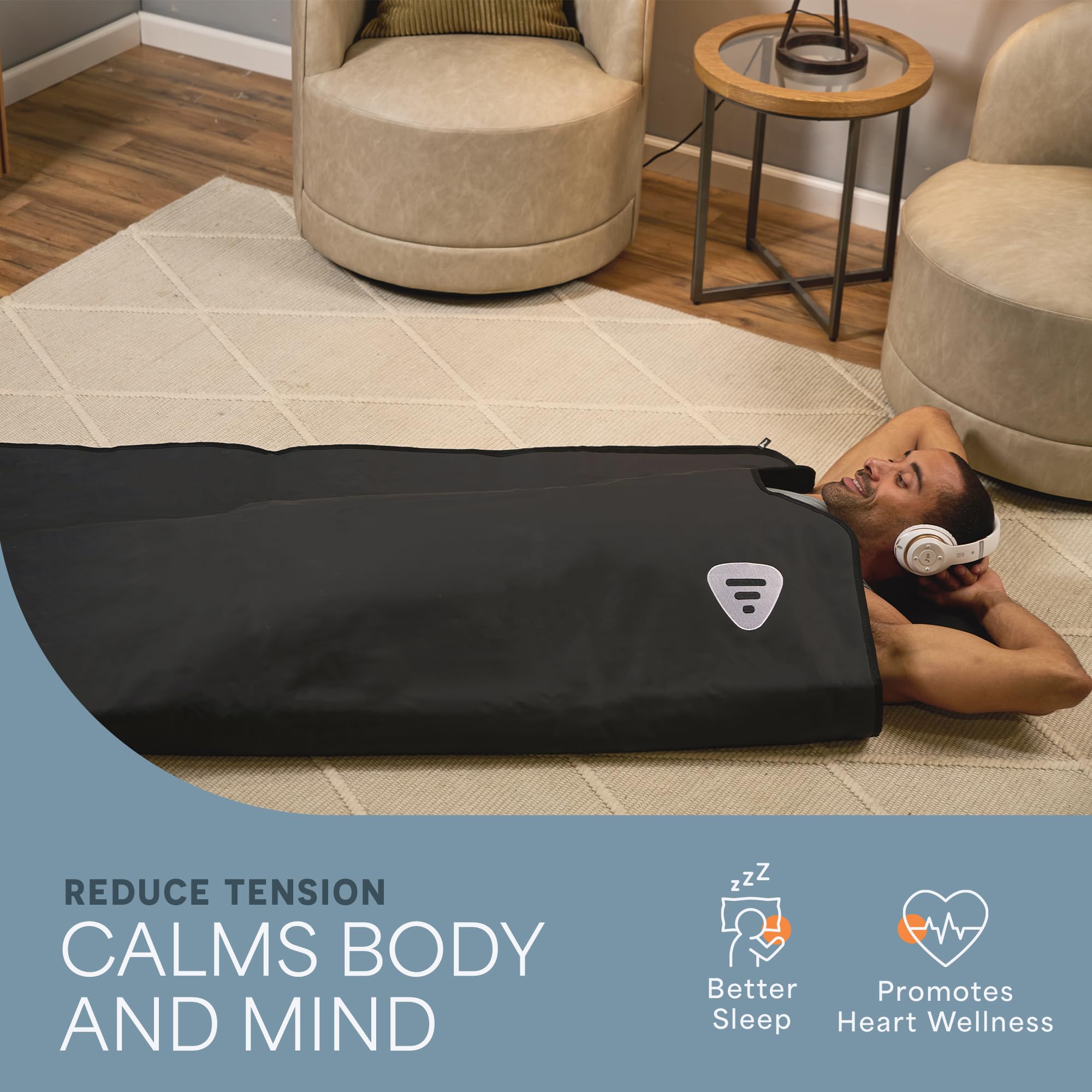 LifePro RejuvaWrap Infrared Sauna Blanket for Detox & Relaxation – Available in 5 Colors & 3 Models – Portable Far Infrared at Home Sauna for Muscle Relief, Circulation & Recovery – 9 Heat Levels