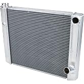 &lrm;Allstar Performance ALL30333 Radiator - 24 in W x 19 in H x 2.25 in D - Dual Pass - Passenger Side Inlet - Passenger Side Outlet - Aluminum - Natural - Each