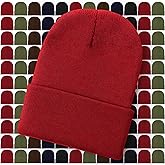 Toulite Bulk Winter Beanies for Homeless Donation Unisex Warm Knitted Beanie Hats Skull Cap