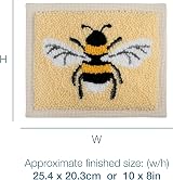 Trimits Punch Needle Frame Kit Bee 8x10in 20.3x25.4cm Complete Kit view 4