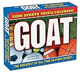 GOAT Sports Trivia 2025 Boxed Daily Calendar