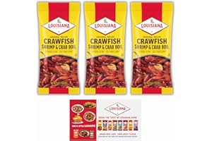 Louisiana Fish Fry Products Crawfish, Shrimp & Crab Boil Seasoning - Spicy & Delicious Seafood Powder Complete Seasoning - Low Salt Cajun Seasoning 16 oz (Pack of 3)